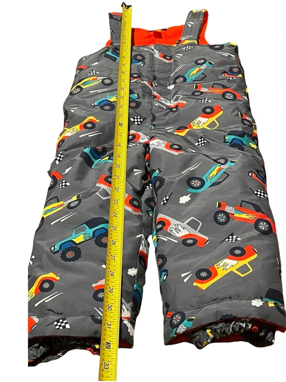 3T Childrens Place Puffer Coat Snowpants Bibs Boys Cars Trucks Jacket Overalls